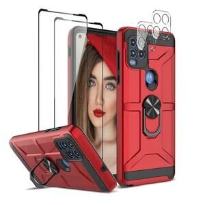 Jeylly Case for Moto G Stylus 2021 5G Red New in Package